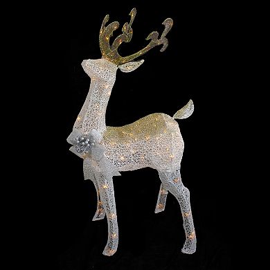 Northlight Lighted Standing Buck Outdoor Christmas Decoration - 48 inches