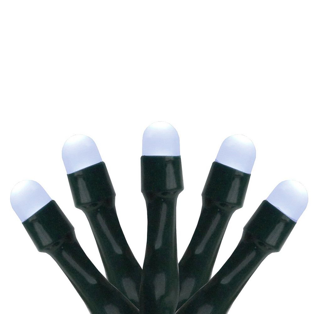 ProductWorks 15 Battery Operated White LED Micro Rice Christmas Lights