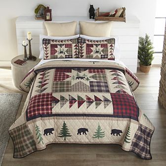 Donna Sharp Forest Point Rustic Quilt Set