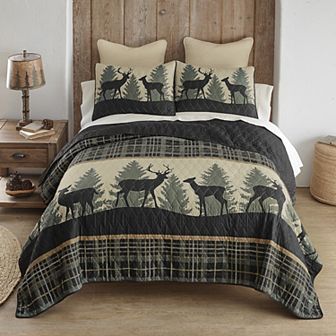 Donna Sharp Deer Walk Rustic Quilt Set