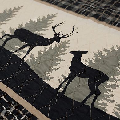 Donna Sharp Deer Walk Rustic Quilt Set