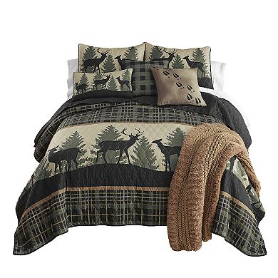 Donna Sharp Deer Walk Rustic Quilt Set