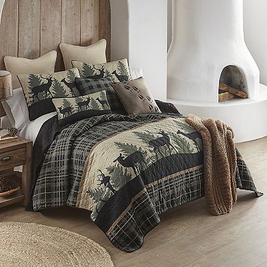 Donna Sharp Deer Walk Rustic Quilt Set