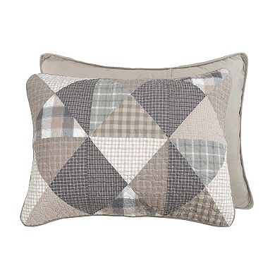 Donna Sharp Smoky Star Pieced Cotton Quilt Set