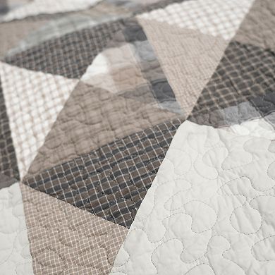 Donna Sharp Smoky Star Pieced Cotton Quilt Set