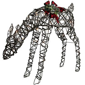 Northlight Lighted Reindeer Christmas Decoration 39.75 in Outdoor Decor