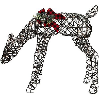 Northlight Lighted Reindeer Christmas Decoration 39.75 Inches Outdoor Decor