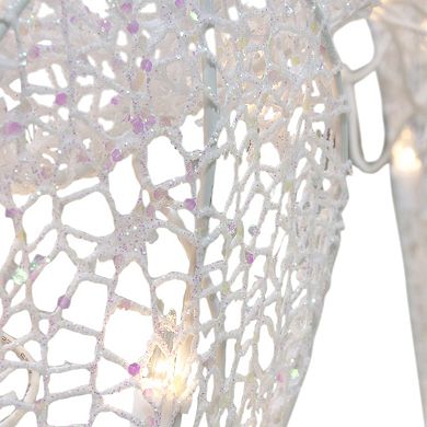 Northlight Lighted Mesh Feeding Doe Outdoor Decoration - 37 inches