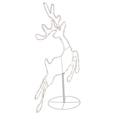 Northlight Lighted Running Reindeer Silhouette Outdoor Decor 36 Inches