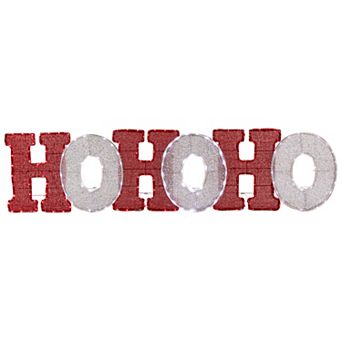 Northlight LED Lighted "Ho Ho Ho" Outdoor Christmas Decoration 76.75-in.