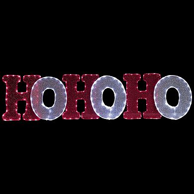 Northlight LED Lighted "Ho Ho Ho" Outdoor Christmas Decoration 76.75-in.
