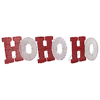 Northlight LED Lighted "Ho Ho Ho" Outdoor Christmas Decoration 76.75-in.