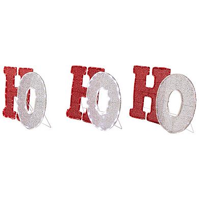 Northlight LED Lighted "Ho Ho Ho" Outdoor Christmas Decoration 76.75-in.