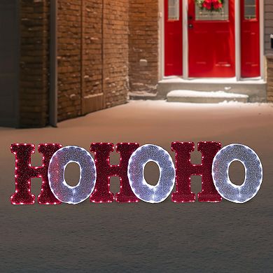 Northlight LED Lighted "Ho Ho Ho" Outdoor Christmas Decoration 76.75-in.