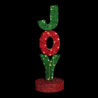 Northlight Lighted 'Joy' Outdoor Christmas Sign 39-Inch