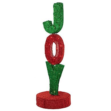 Northlight Lighted 'Joy' Outdoor Christmas Sign 39-Inch