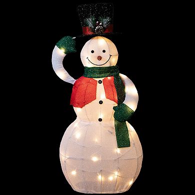 Northlight LED Lighted Animated Tipping Hat Snowman Outdoor Decor - 36 inches