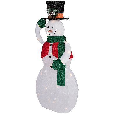 Northlight LED Lighted Animated Tipping Hat Snowman Outdoor Decor - 36 inches