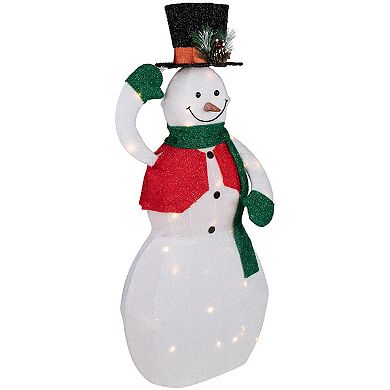 Northlight LED Lighted Animated Tipping Hat Snowman Outdoor Decor - 36 inches