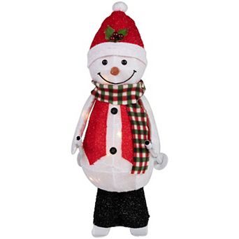 Northlight 24-Inch LED Lighted Animated Skiing Snowman Outdoor Decor