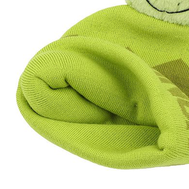Women's The Grinch Plush Character Pom Beanie