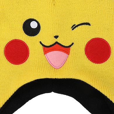 Women's Pokémon Pikachu Laplander Hat With Fleece Pokéball Tassels