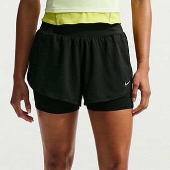 Women's Nike Flow Dri-FIT 2-in-1 Mesh Running Shorts