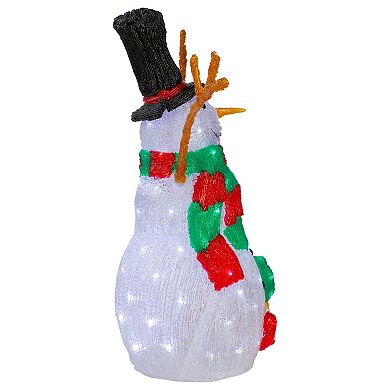 Northlight 23-Inch Lighted Commercial Grade Acrylic Snowman Outdoor Decoration