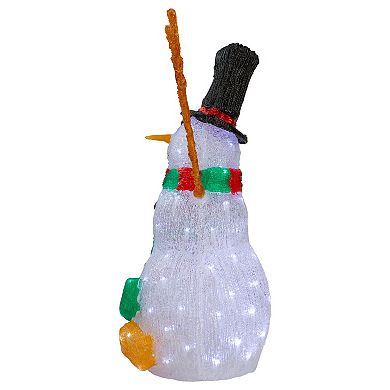 Northlight 23-Inch Lighted Commercial Grade Acrylic Snowman Outdoor Decoration