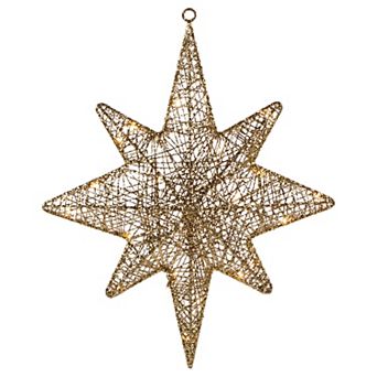 Northlight 22-Inch LED Lighted Hanging Bethlehem Star Outdoor Decoration