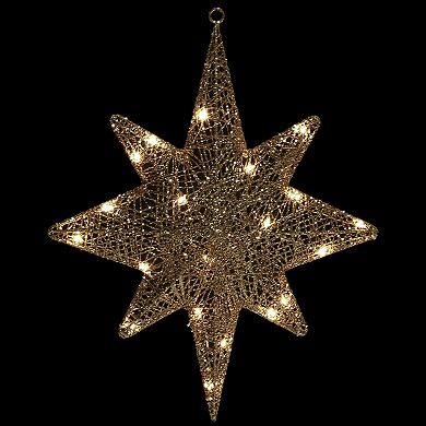 Northlight 22-Inch LED Lighted Hanging Bethlehem Star Outdoor Decoration