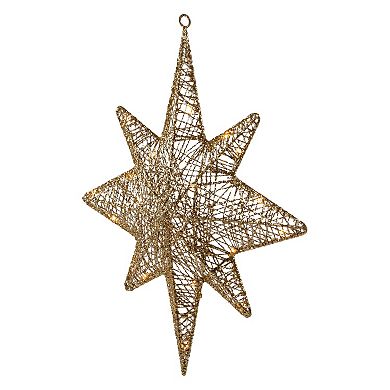 Northlight 22-Inch LED Lighted Hanging Bethlehem Star Outdoor Decoration