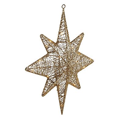 Northlight 22-Inch LED Lighted Hanging Bethlehem Star Outdoor Decoration