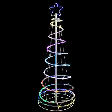 Northlight 4-ft. LED Color Changing Multiple Function Outdoor Christmas Tree