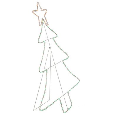 Northlight 38.5-Inch Lighted Christmas Tree Silhouette Outdoor Decor