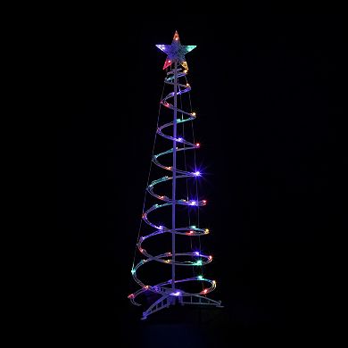 Northlight 2-pc. LED Lighted Spiral Outdoor Christmas Tree Set