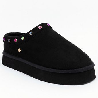 Juicy by Juicy Couture Oenzo Women's Slip-On Simulated Jewel Accent Clog Slippers