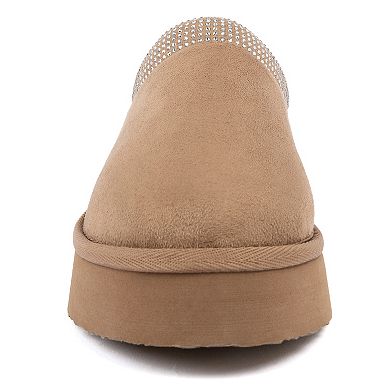 Juicy by Juicy Couture Olyana Women's Slip-On Rhinestone Accent Clog Slippers