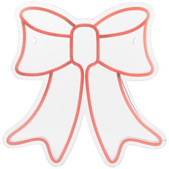 Northlight 15-Inch LED Bow Neon Lighted Wall or Window Decoration