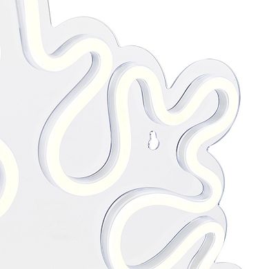 Northlight 15-Inch LED Snowflake Neon Lighted Wall or Window Decoration