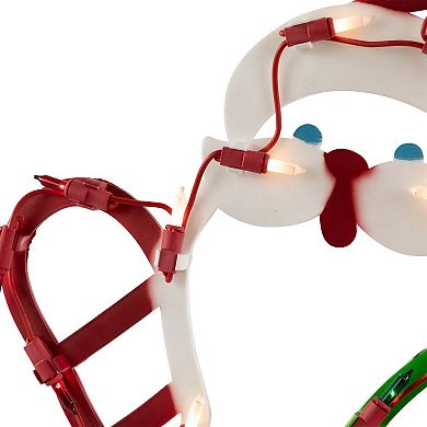 Northlight 17.5-Inch Lighted Santa Claus Outdoor Christmas Window Decor