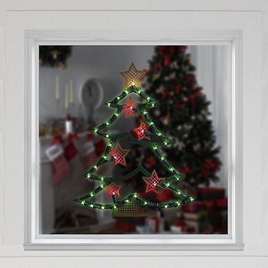 Northlight 17.5-Inch Lighted Christmas Tree Wall Decor