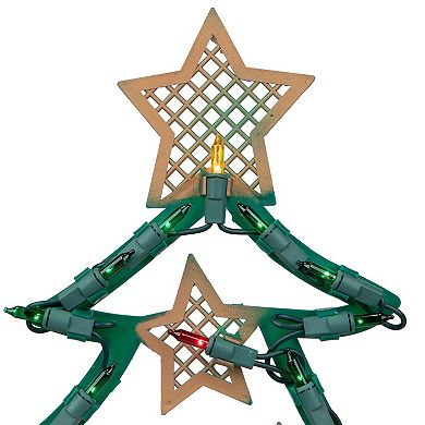 Northlight 17.5-Inch Lighted Christmas Tree Wall Decor