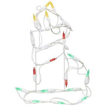 Northlight 12-Inch LED Lighted Candle Christmas Window Decor