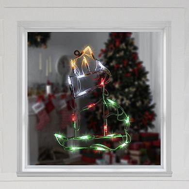 Northlight 12-Inch LED Lighted Candle Christmas Window Decor