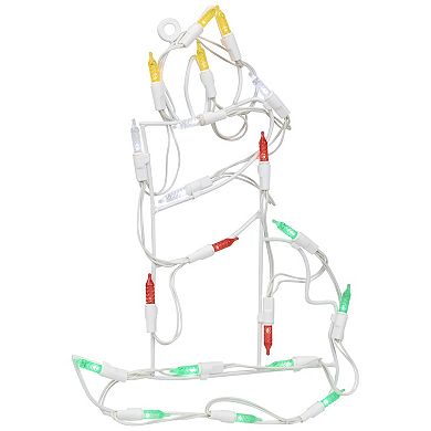 Northlight 12-Inch LED Lighted Candle Christmas Window Decor