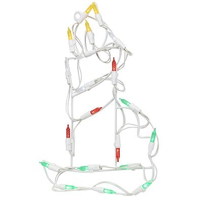 Northlight 12-Inch LED Lighted Candle Christmas Window Decor