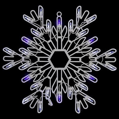Northlight 16-Inch LED Lighted Snowflake Window Christmas Decor