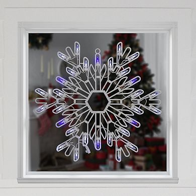 Northlight 16-Inch LED Lighted Snowflake Window Christmas Decor