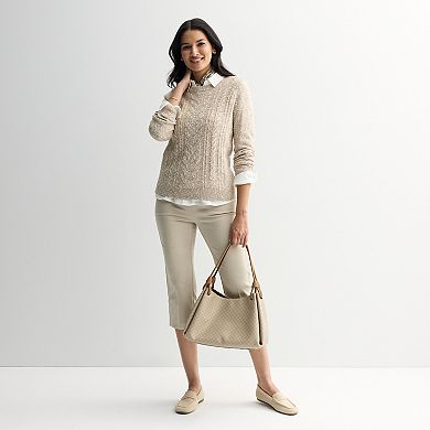 Women's Croft & Barrow® Effortless Stretch Capri Pants